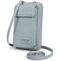  - S-ZONE Mujer Pequeño Bolso de Cuero de la PU del teléfono Celular Crossbody Phone Wallet Bolsa Bolsa con Cremallera